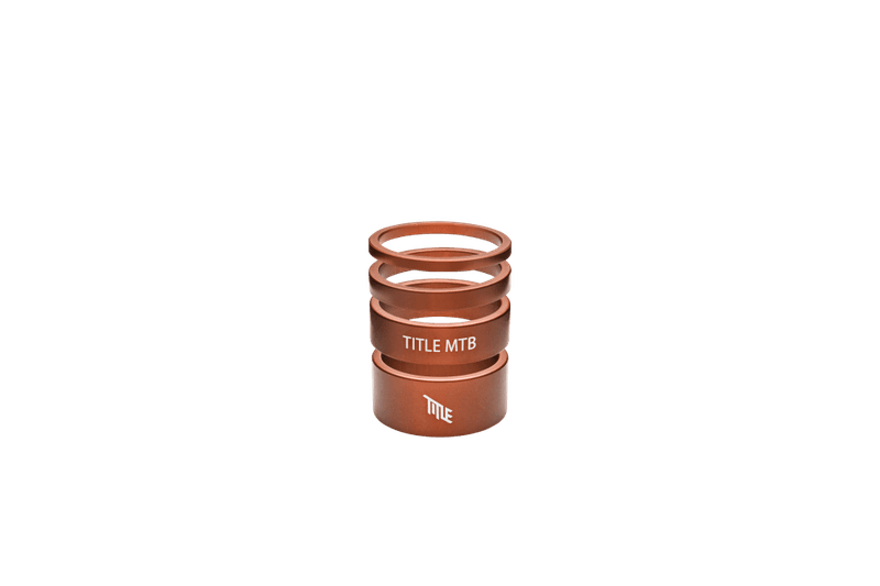 Title MTB Alloy Headset Spacer Kit